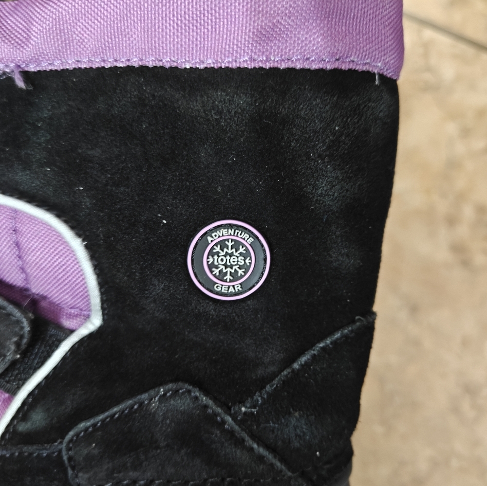 Totes Toddler Girls snow boots Purple Size 11 - Picture 5 of 5